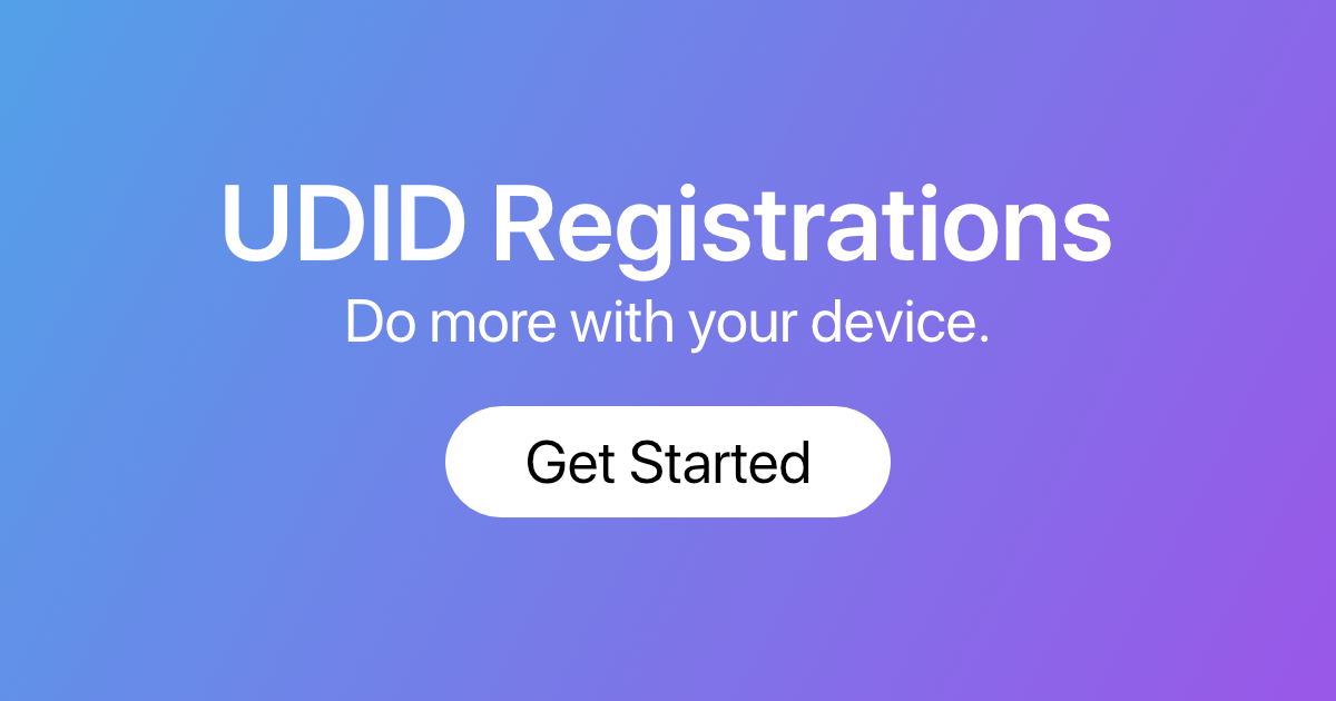 UDID Registrations